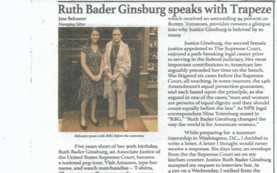 Honoring RBG: One Alumna’s Reflections on Ruth Bader Ginsberg